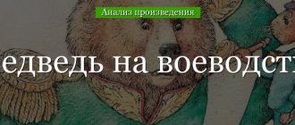 Анализ «Медведь на воеводстве» Салтыков-Щедрин