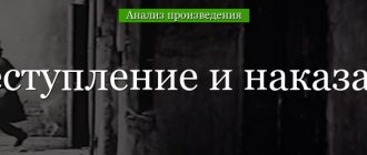 Анализ «Преступление и наказание» Достоевский